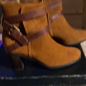 Ralph Lauren Brown Heeled Boots